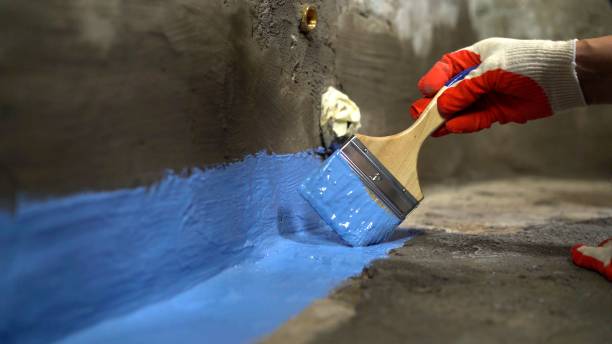 SJ Waterproofing Pros commercial waterproofing team near Rush, NY